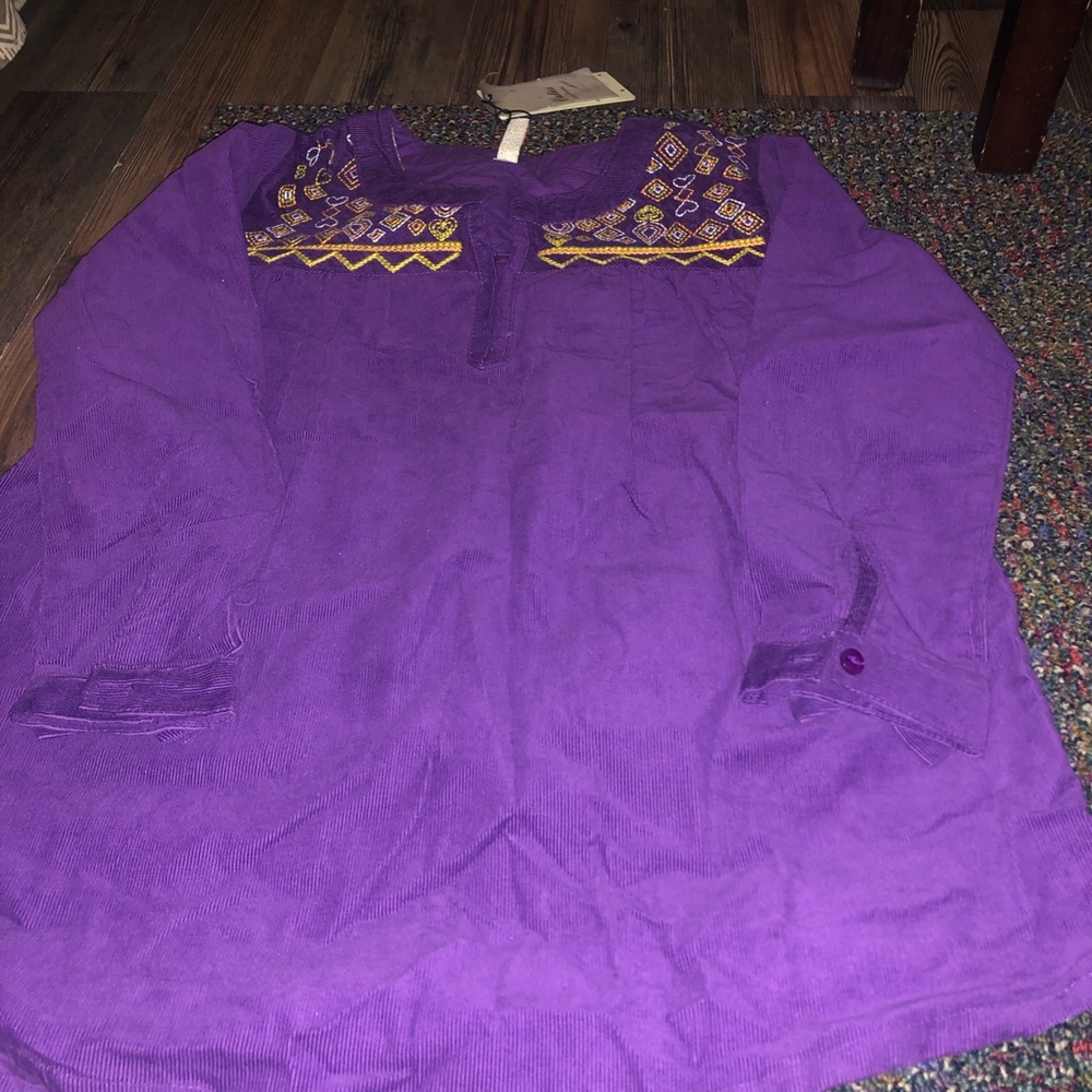 New branded purple tunic